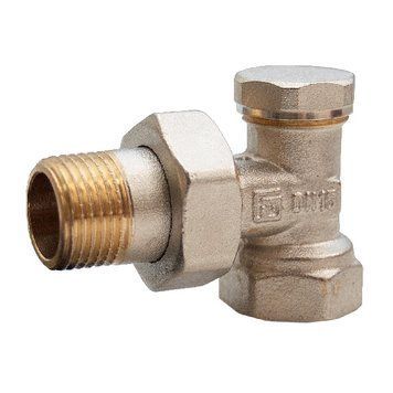 Кран радіаторний ручний кутовий нижній 1/2" Fado KR