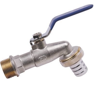 Кран для полива 3/4" DN20 (ручка) со штуцером SD140