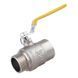 Кран газовий 1 1/2" ВЗ DN40 латунний (ручка) Forte SF605G
