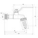 Кран для полива 3/4" DN20 (ручка) со штуцером SD140