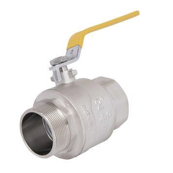 Кран газовый 2" ВН DN50 латунный (ручка) Forte SF605G