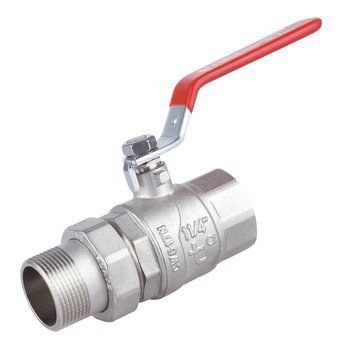 Кран прямой с американкой 1 1/4" DN32 (ручка) Forte SF220