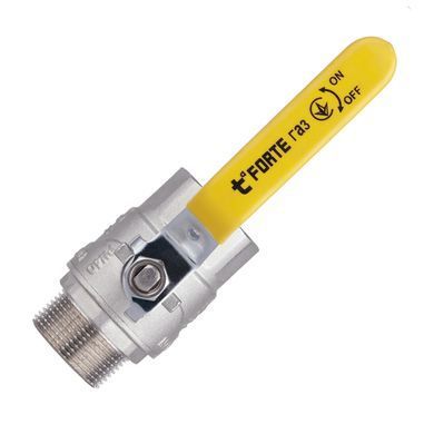 Кран газовый 2" ВН DN50 латунный (ручка) Forte SF605G