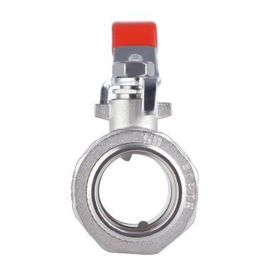 Кран прямой с американкой 1 1/4" DN32 (ручка) Forte SF220